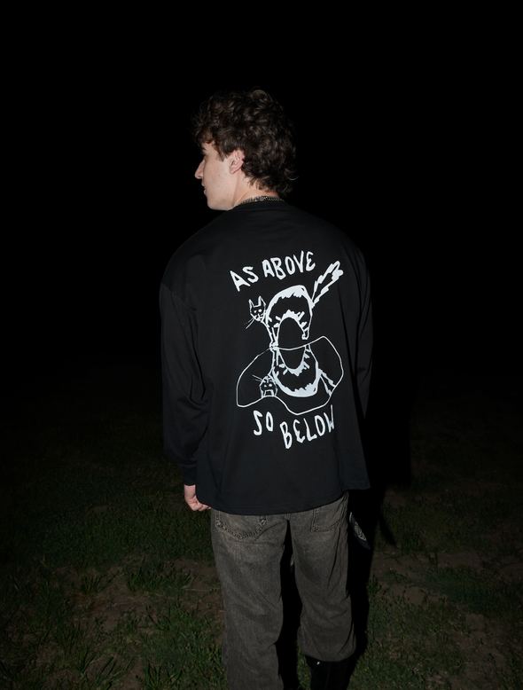 KILOS “As Above So Below” Long Sleeve – Black