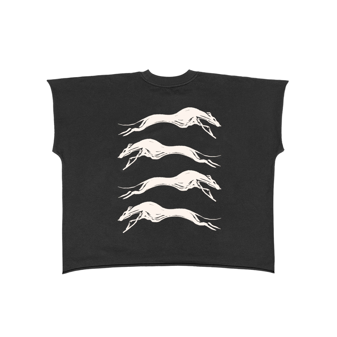Greyhound Sleeveless Box Tee